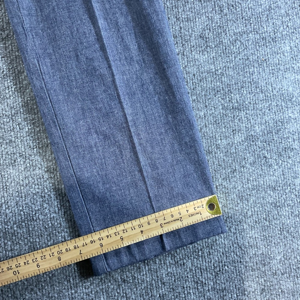 J.Crew 484 Slim Fit Stretch Pants Mens 32x32 Blue Heathered Chino Trousers - Picture 8 of 12